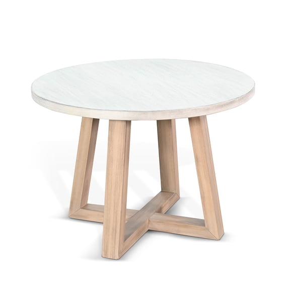 Sunny Designs Rowan Modern Rustic Round End Table