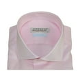 thumbnail image 3 of Men 100% Italian Cotton Shirt Non Iron SORRENTO Turkey Spread Collar 4470 Pink, 3 of 7
