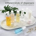 thumbnail image 2 of Lisapack 14 Pcs Travel Containers for Toiletries Bottle (Max.100ml) Dispenser Kit, Travel Size Set for Liquid Cosmetic Airplane (Clear), 2 of 7