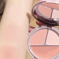 thumbnail image 1 of Art Value Blush Palette, Three-Color Matte Natural Face Rouge Makeup Kit, Highly Pigmented Gradual Blend for Brightening & Long-Lasting Complexion, 1 of 8