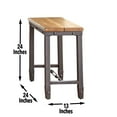 thumbnail image 5 of Ashford Chairside End Table in Antiqued Honey Brown, 5 of 5