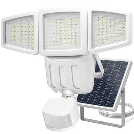 Costech Solar Light , LED 1000 Lumen Ultra Bright Outdoor Yard Garden Waterproof Lamp White, Motion Sensor Activated