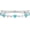 Dec-Turquoise, variant on Infinity Love Heart Birthstone Bracelet 925 Sterling Silver Birthday 12 Gemstones Adjustable Bracelets Jewelry for Mother Wife