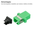 thumbnail image 3 of Uxcell Fiber Optical Coupler SC-SC/APC, Single Mode Simplex Adapter, SC-SC/APC, for Network, 100pcs, 3 of 6