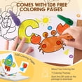 thumbnail image 3 of Tarro de crayones Melo, sin desorden, 12 colores, lavable, con 108 libros, 3 of 6