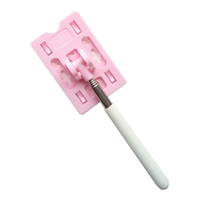 fastboy Practical Telescopic For Contactless Parking Toll Swiping Excellent Craftsmanship Contactless Rods Pink and White 1Set
