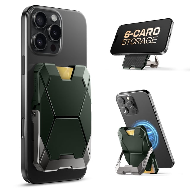 Soporte para tarjetas de teléfono i-Blason MagSafe Wallet para iPhone