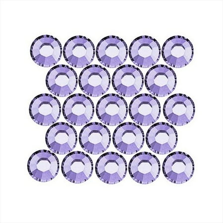 Lavender Rhinestone - Swarovski Crystal, Round Flatback Rhinestone SS12 3mm, 50 Pieces, Provence Lavender