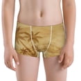 thumbnail image 5 of Yiaed Retro Palm Tree Print Boys' Boxer Briefs Cotton Casual Stretch Comfort Boys Boxers - Kids Boxer Briefs Underwear for Boys (6-18)-Large, 5 of 5