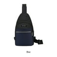 thumbnail image 4 of Sonducket El bolso del pecho de la capacidad grande del poliéster para los hombres da libremente ningún poliéster de la carga bolsos del pecho Bolsas de mensajero y de hombro azul, 4 of 6