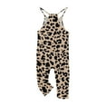 thumbnail image 5 of Odeerbi 5-14 Years Teen Girls Summer Jumpsuit Leopard Print Camisole Romper Casual Overalls Bib Overall Pantss with Pockets, 5 of 6