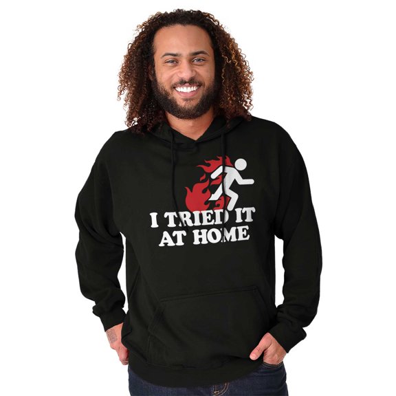 Tried It Home Nerd Science Project Hoodie Sweatshirt Women Men Brisco Brands S