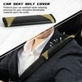 thumbnail image 5 of 2PCS Car Seat Belt Cover Pad, Soft Carbon Fiber Leather Seatbelt Shoulder Protector for a More Comfortable Driving, Universal Safety Belt Strap Cover to Protect Your Neck (Beige), 5 of 6