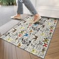 thumbnail image 4 of Butterfly Text Door Rugs,Washable Non Slip Door Mats Indoor,Decorative Door Mats,Entry Mat Indoor for Entrance,Bedroom,Kitchen,Bathroom,17"x30", 4 of 6