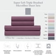 thumbnail image 2 of Ella Jayne Soft Microfiber Sage Sheet Set, King (4 Pieces), 2 of 4