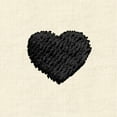 thumbnail image 2 of Dalix Lil Heart Face Embroidered Lightweight Relaxed Jersey Tee Summer Cute Short Sleeve T Shirt Womens in Natural XS X-Small, 2 of 5