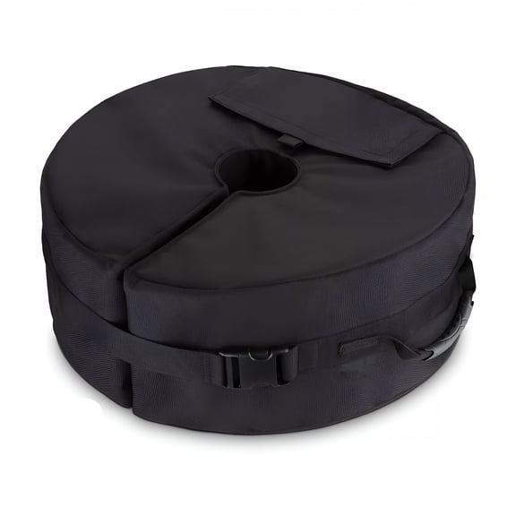 LAMIRO Black Umbrella Base Weight,Side Slot Opening,Fits Any Outdoor Patio Umbrella Stand,Easy to Fill & Set Up