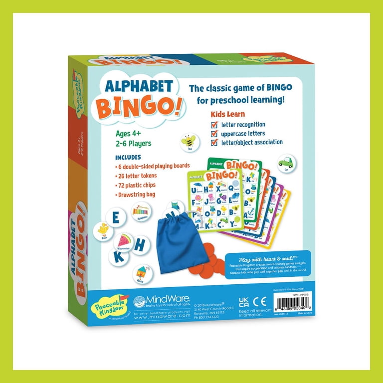 MindWare Alphabet Bingo Letter Learning Game photo 8