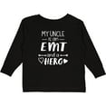 thumbnail image 3 of Inktastic My Uncle is an EMT and a Hero Boys or Girls Long Sleeve Toddler T-Shirt, 3 of 5