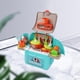 thumbnail image 4 of Juego de simulación 2 en 1 Zulema juguete de aprendizaje cocina azul, 4 of 8