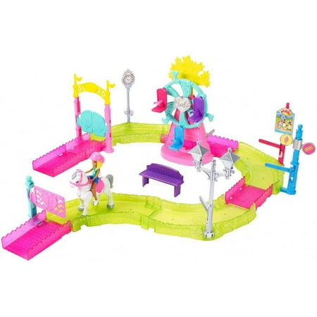 Barbie On The Go Carnival Playset with Small Doll & (Best Places To Go In Sonoma)