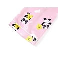 thumbnail image 6 of Beezizac Girls Pajama Panda Pink Satin Silky Short Sleeve & Pants Set Cute 2-Piece Summer Kid Jammies Size 6/7, 6 of 7