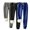 2Blue, variant on PuLe pants for women 3PC Women's Color Blocked Velvet Pants Loose Home Tight Leg Sports Warm Sherpa Lined Athletic Sweatpants Jogger Fleece