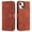 Brown, variant on SaniMore for iPhone 14 Case Magnetic Closure Wallet [RFID Blocking], Premium PU Leather Cover with Kickstand & Card Slot Full Body Protective Shell for Samsung iPhone 14, Rosegold