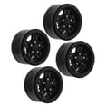 thumbnail image 2 of Neumáticos para camiones RC ruedas de repuesto negras de alta resistencia a la abrasión conducción estable y duradera para coches RC, 2 of 7