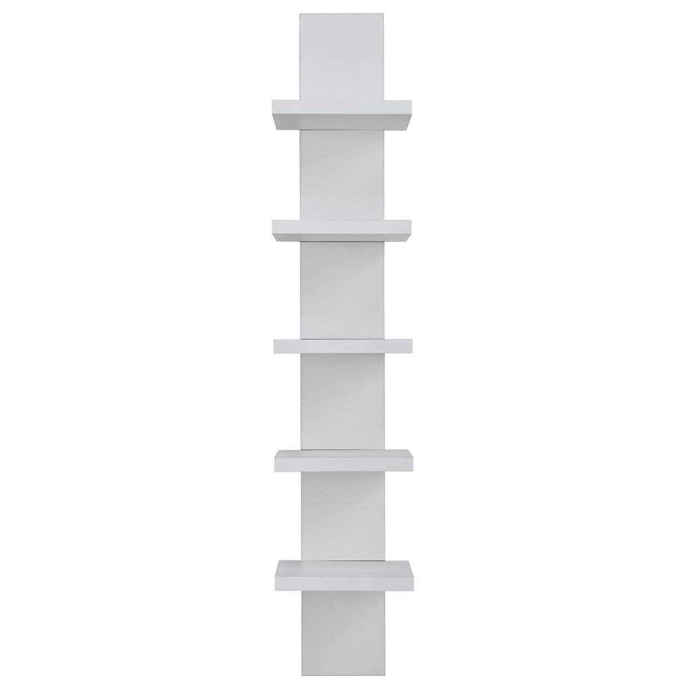 Danya B. Utility Column Spine Wall Shelves White