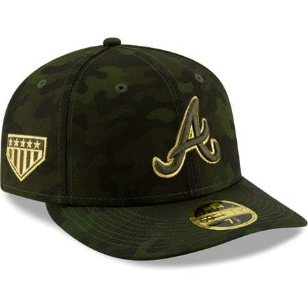 Atlanta Braves New Era 2019 MLB Armed Forces Day On-Field Low Profile 59FIFTY Fitted Hat -