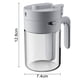 thumbnail image 5 of Tarro de especias de vidrio con cierre de cuchara, resistente al calor, para almacenamiento en la cocina, con cuchara para sal, azúcar y especias., 5 of 7
