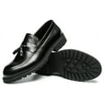 thumbnail image 5 of Santimon Black Tassel Loafers for Men Slip on Dress Shoes Classic Modern Casual Shoes US 5.5, 5 of 8