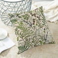 thumbnail image 4 of Fundas de almohada AEIOAE Spring, 50 x 50 cm, vintage, color verde salvia, juego de 2, 4 of 7
