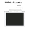 thumbnail image 4 of 1pc Pure White Silicone Painted Tablet Protective Case With Pen Slot, Shockproof, Sleep/wake Function, Compatible With Samsung Ipad, 4 of 4