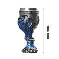 thumbnail image 2 of Dragon Claw Goblet with Stainless Steel Insert, Fantasy Medieval Style Chalice for Themed Parties and Decor, 7oz, 2 of 5