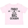 thumbnail image 3 of Inktastic Finally I'm the Big Cousin Boys or Girls Toddler T-Shirt, 3 of 5