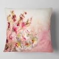 thumbnail image 2 of Designart Pink Bouquet of Flowers - Floral Throw Pillow - 18x18, 2 of 5