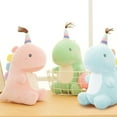 thumbnail image 5 of Plush Dinosaur Stuffed Animals Soft Toy Dino Plushies Cotton Birthday Holiday Gifts for Kids 9in, 5 of 5