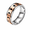 Rose Gold, variant on Men's Moon Phase Spinner Ring, Stainless Steel 7mm Celestial Two-Tone Band, Three Color Options, Sizes 6-11 for Streetwear, Festivals and Birthday Gifts for Him