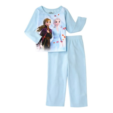Frozen 2 Toddler Girls’ Flannel Pajamas, 2-Piece Set
