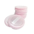 thumbnail image 4 of 10pcs Powder Puff Cotton Cosmetic Powder Makeup Puffs Pads Makeup with Ribbon Face Powder Puffs for Loose (Pink), 4 of 6