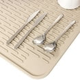 XXL Super Size Silicone Dish Drying Mat 24 x 18 Inch Large Counter