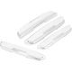 thumbnail image 4 of protectores de puerta de coche, universales, color blanco, con tiras laterales anticolisión., 4 of 5