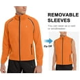 thumbnail image 2 of Little Donkey Andy Men's Quick-dry Running Jacket, Convertible UPF 50+ Cycling Jacket Windbreaker with Removable Sleeves Size XXL, 2 of 6