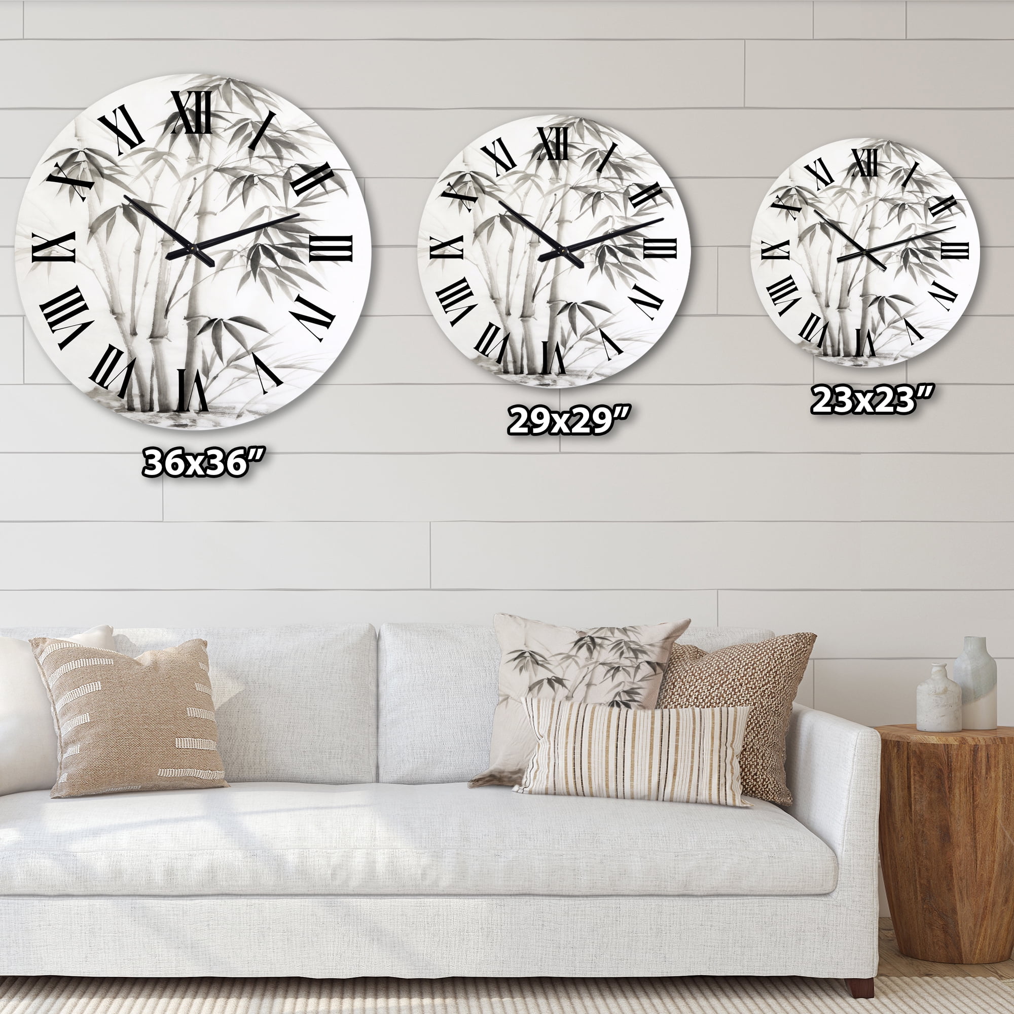 Designart 1 in Quartz Traditional Wall Clock