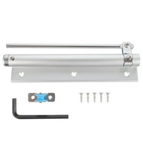 Door Closer Closing Screen Storm Temporary Automatic Hinges Silver