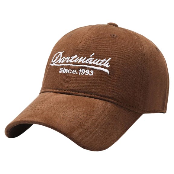 Hats For Women Baseball Cap Brown Classic Men Cotton Spring And Letters Curved Brim Outdoor Travel Womens Hats