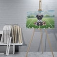 thumbnail image 4 of Happy Easter Hello Spring Chinese Crested Playing Football Horizontal Matte Canvas Poster Dog Lover Wall Art Home Decor - 13003, 4 of 5