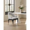 thumbnail image 2 of Manhattan Comfort Carrington Dining Armchair with Solid Wood Frame in Light Gray, 2 of 11